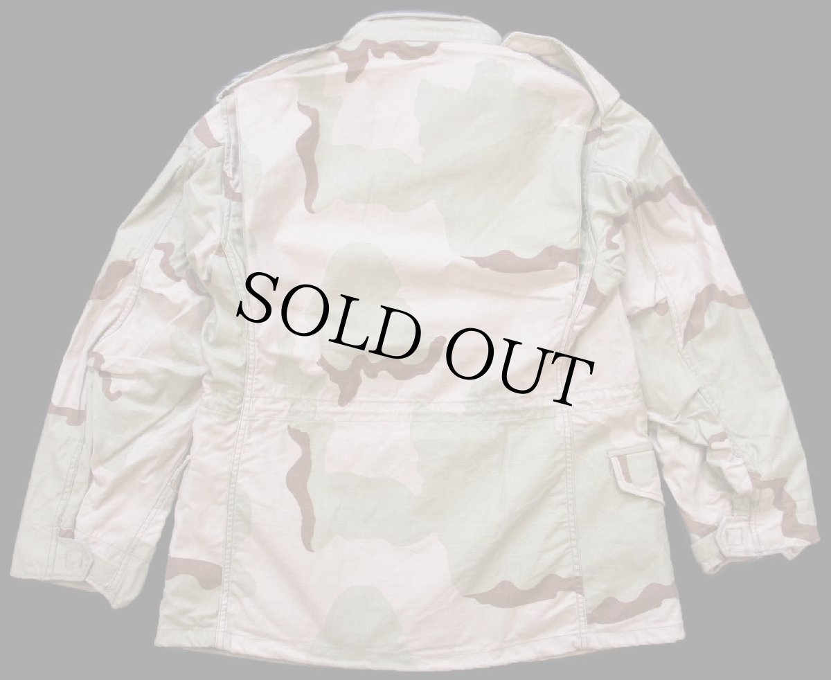 画像2: 80s 米軍 U.S.ARMY デザートカモ M-65 フィールドジャケット S-S (2)