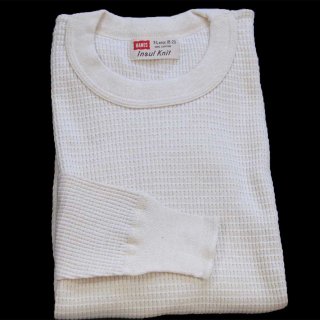 古着 \"Hanes PREMIUM WEIGHT\" デッドストック オフホワイト 90s~ Hanes premium weight plain sweat shirt | s