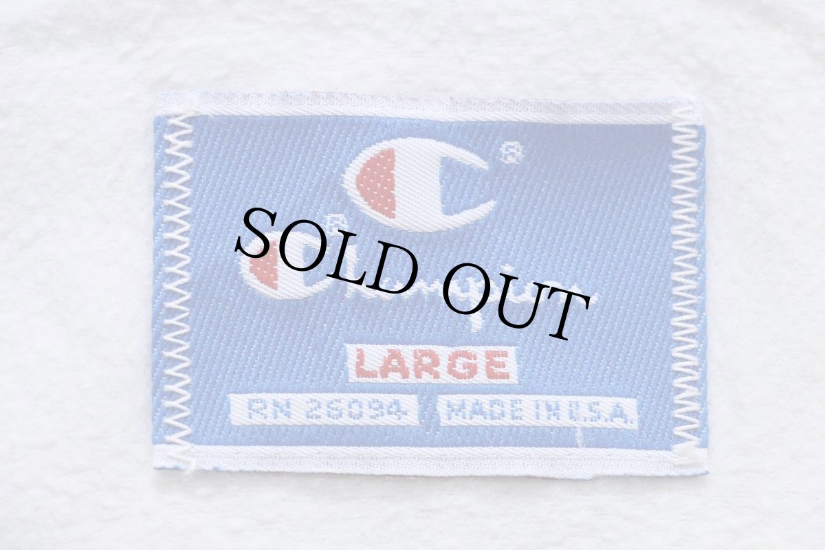 画像4: 90s USA製 Championチャンピオン VIRGINIA TECH 刺繍 ナイロン コーチジャケット 白 L (4)