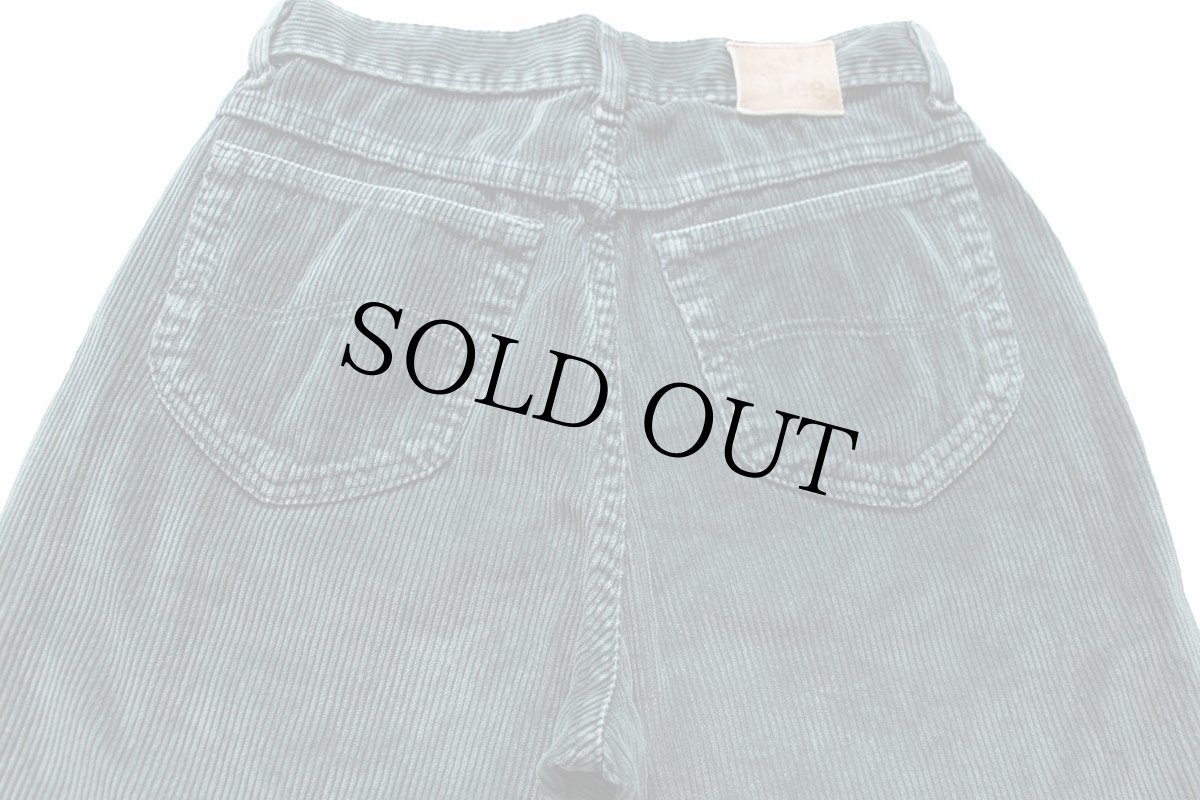 画像5: 90s USA製 Leeリー 305 太畝 コーデュロイパンツ グリーン 10 MED (5)