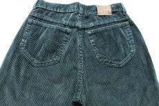 画像5: 90s USA製 Leeリー 305 太畝 コーデュロイパンツ グリーン 10 MED (5)