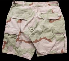 画像2: 90s 米軍 U.S.ARMY デザートカモ カーゴ ショートパンツ カスタム M★ショーツ (2)
