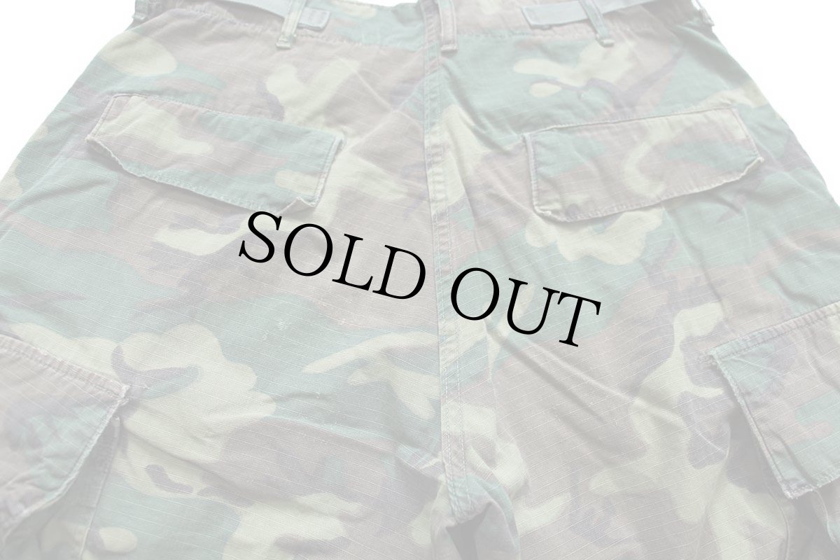 画像5: 60s 米軍 U.S.ARMY ERDL グリーンリーフカモ ジャングルファティーグパンツ S-R (5)