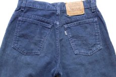 画像5: 90s USA製 Levi'sリーバイス 910 コーデュロイパンツ ネイビー 9 MED (5)
