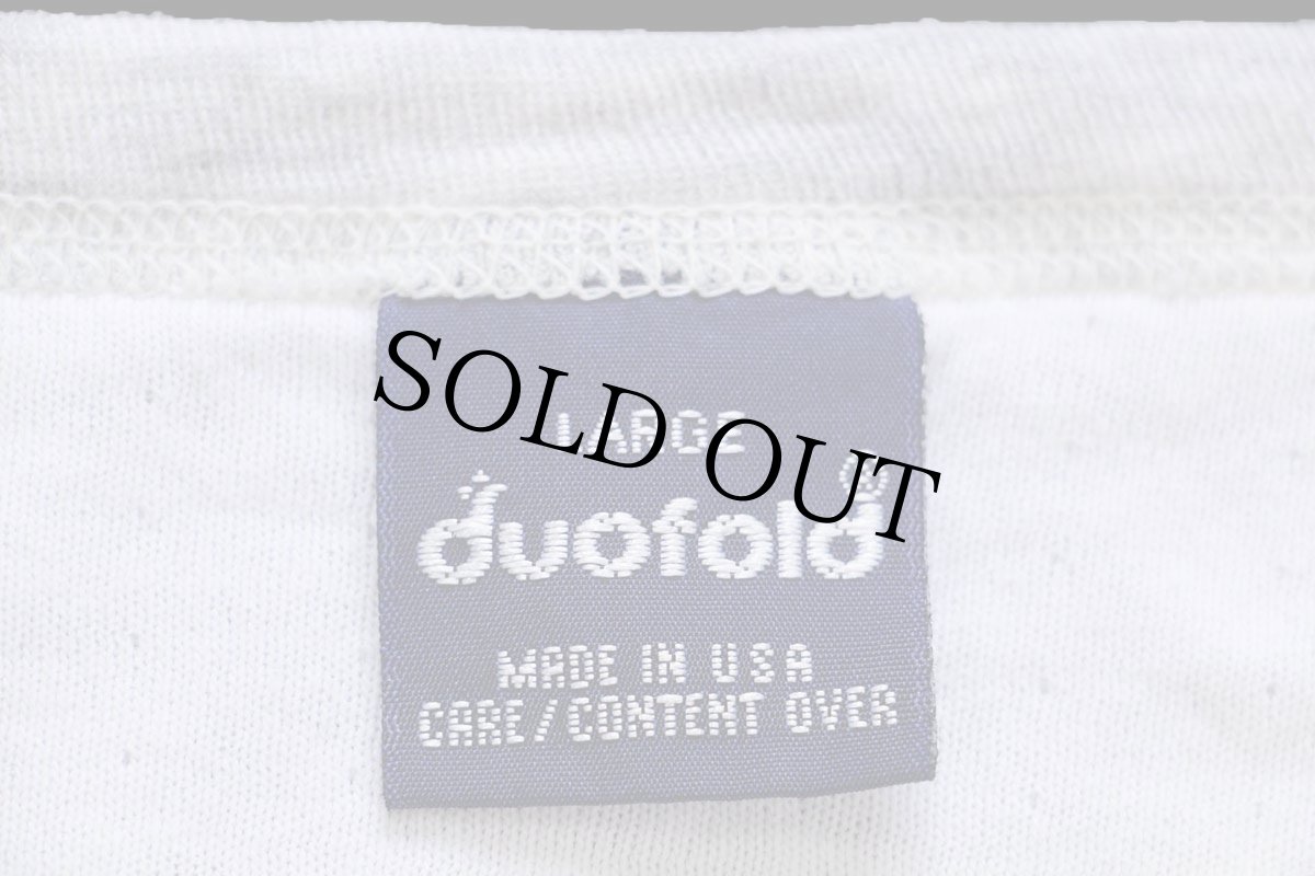 画像5: 90s USA製 duofold 2レイヤー アンダーシャツ 杢グレー L (5)