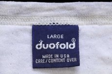 画像5: 90s USA製 duofold 2レイヤー アンダーシャツ 杢グレー L (5)