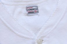 画像4: 40s J.C.PENNEY コットン アンダー オールインワン ユニオンスーツ 白 48 (4)