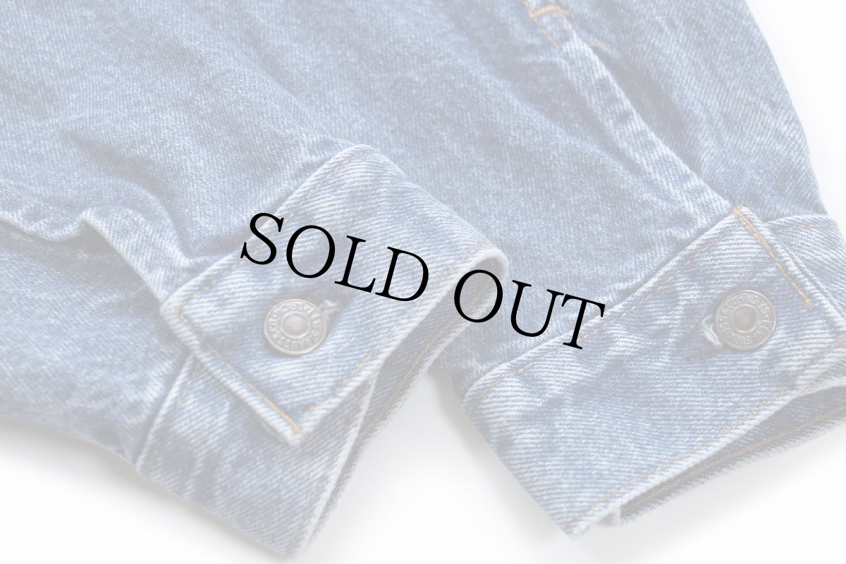 画像6: 80s USA製 Levi'sリーバイス 70506 デニムジャケット 4ポケット 42R (6)