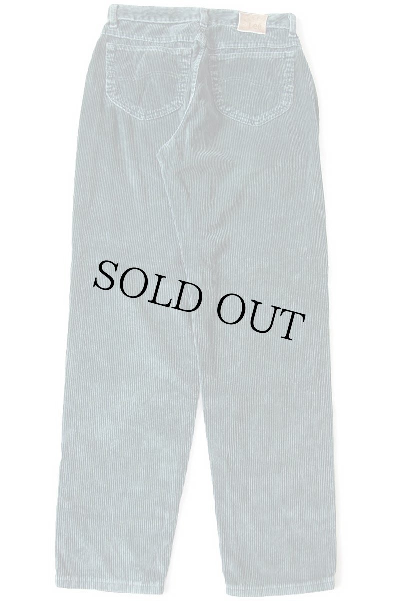 画像3: 90s USA製 Leeリー 305 太畝 コーデュロイパンツ グリーン 10 MED (3)