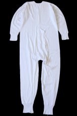 画像3: 40s J.C.PENNEY コットン アンダー オールインワン ユニオンスーツ 白 48 (3)