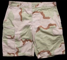 画像1: 90s 米軍 U.S.ARMY デザートカモ カーゴ ショートパンツ カスタム M★ショーツ (1)