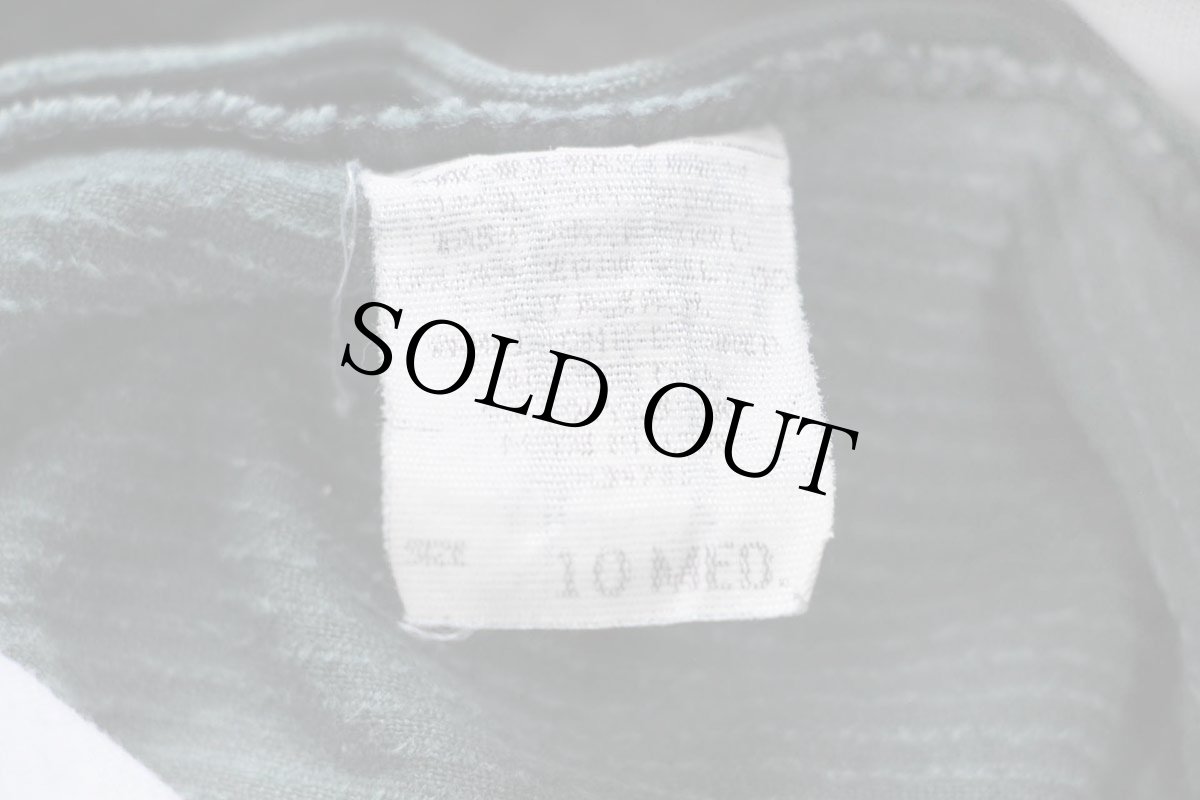 画像7: 90s USA製 Leeリー 305 太畝 コーデュロイパンツ グリーン 10 MED (7)