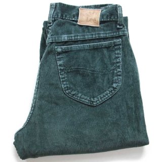 70s USA製 Leeリー コーデュロイ オーバーオール 焦げ茶 w30
