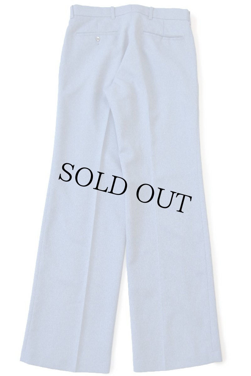 画像3: 80s Levi'sリーバイス Action Slacks STA-PRESTスタプレ スラックス ポリエステルパンツ 杢ブルーグレー W32 (3)