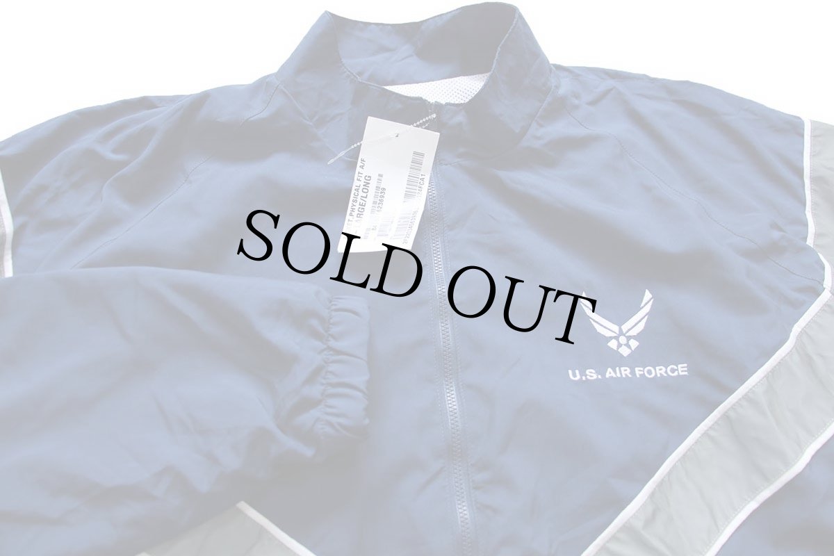画像3: 未使用★19 米軍 U.S.AIR FORCE PTU ポリエステルジャケット 紺 XL-L★特大 (3)