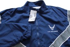 画像3: 未使用★19 米軍 U.S.AIR FORCE PTU ポリエステルジャケット 紺 XL-L★特大 (3)