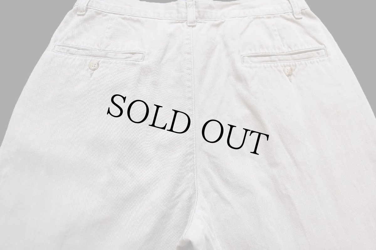 画像5: 80s USA製 ポロ ラルフローレン ツータック コットン チノパン カーキ W31 (5)