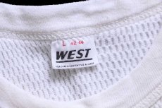 画像5: 70s WEST コットン サーマルシャツ ナチュラル L (5)
