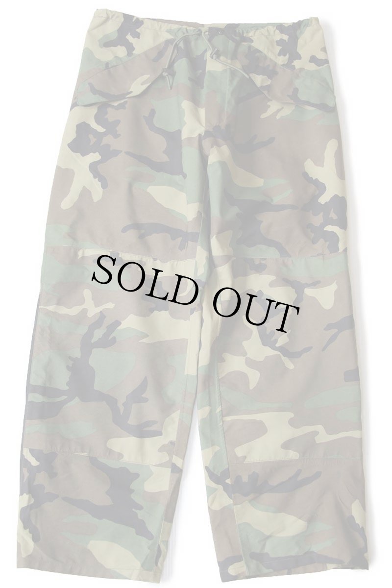 画像2: 00s 米軍 U.S.ARMY ECWCS GEN1 ウッドランドカモ GORE-TEXゴアテックス ナイロン オーバーパンツ★01 (2)