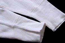 画像7: 70s WEST コットン サーマルシャツ ナチュラル L (7)