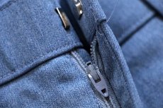 画像7: 80s Levi'sリーバイス Action Slacks STA-PRESTスタプレ スラックス ポリエステルパンツ 杢ブルーグレー W32 (7)