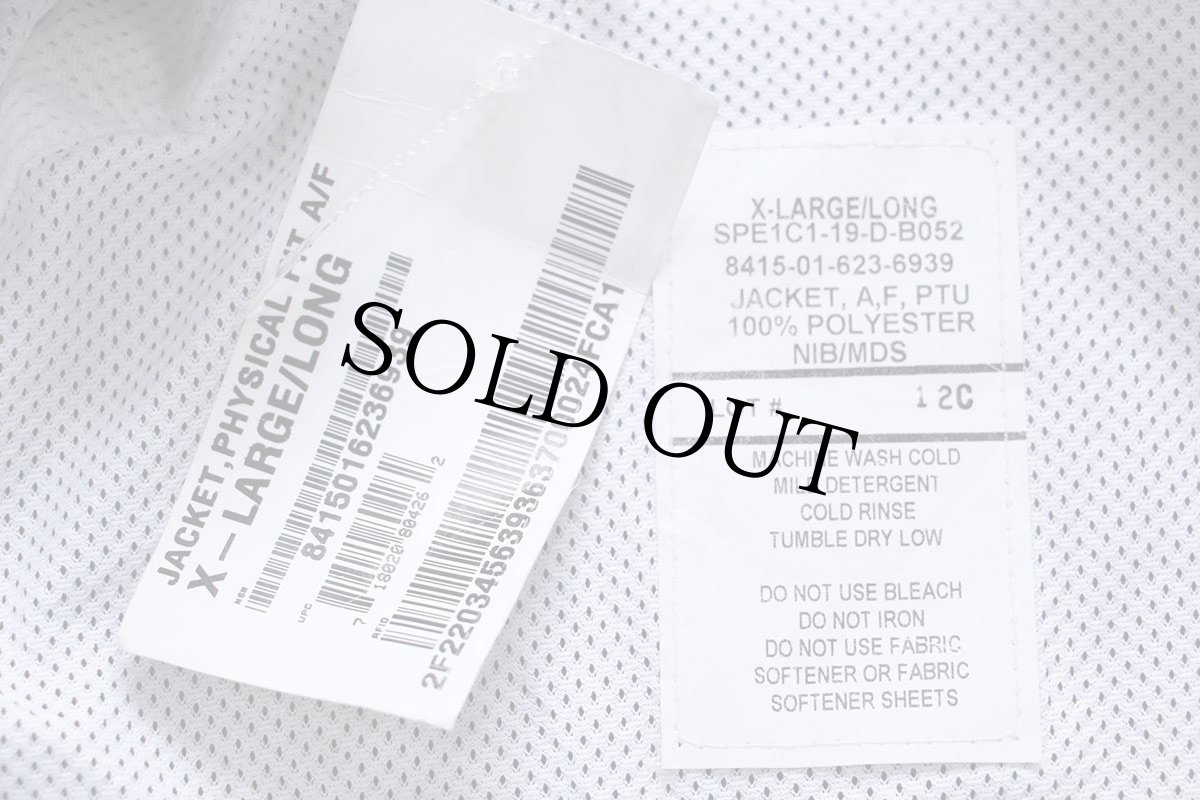 画像4: 未使用★19 米軍 U.S.AIR FORCE PTU ポリエステルジャケット 紺 XL-L★特大 (4)