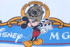 画像4: 80s USA製 Disney MGM STUDIOS THEME PARK ディズニー ミッキー マウス スウェット 白 XL (4)