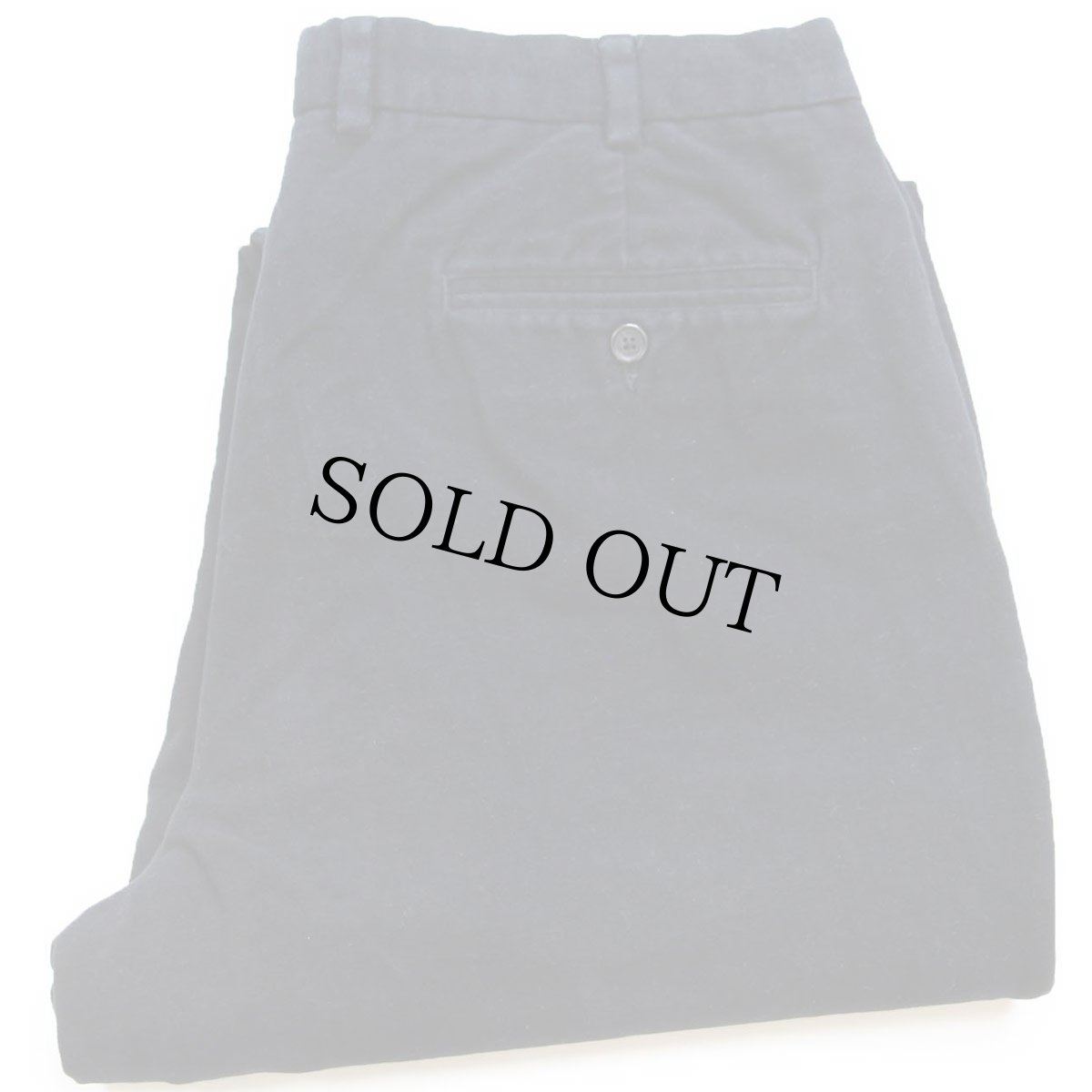 画像1: Brooks Brothersブルックスブラザーズ HUDSON コットン モールスキン パンツ 黒 W38 (1)