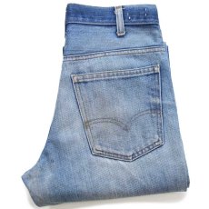 画像1: 70s USA製 Levi'sリーバイス 646 デニムパンツ ヒゲ W32 L31★ベルボトム フレア (1)