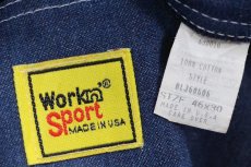 画像6: 90s USA製 Workn' Sport ライナー付き デニム ペインターパンツ W46 L30★特大 (6)