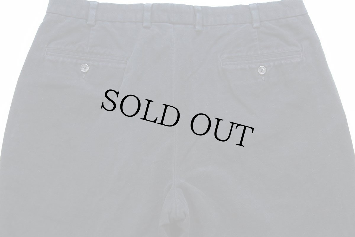 画像5: Brooks Brothersブルックスブラザーズ HUDSON コットン モールスキン パンツ 黒 W38 (5)