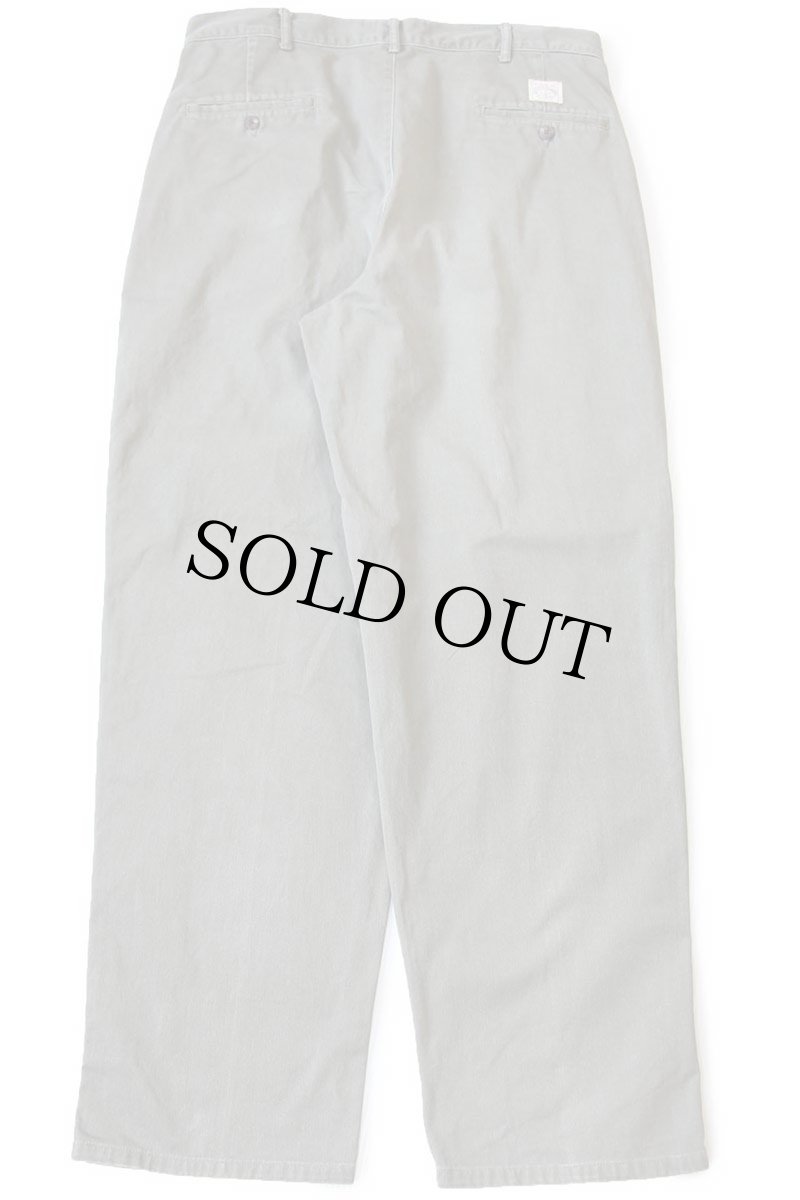 画像3: 90s ポロ ラルフローレン ツータック コットン チノパン グレー W36 L32★329 (3)