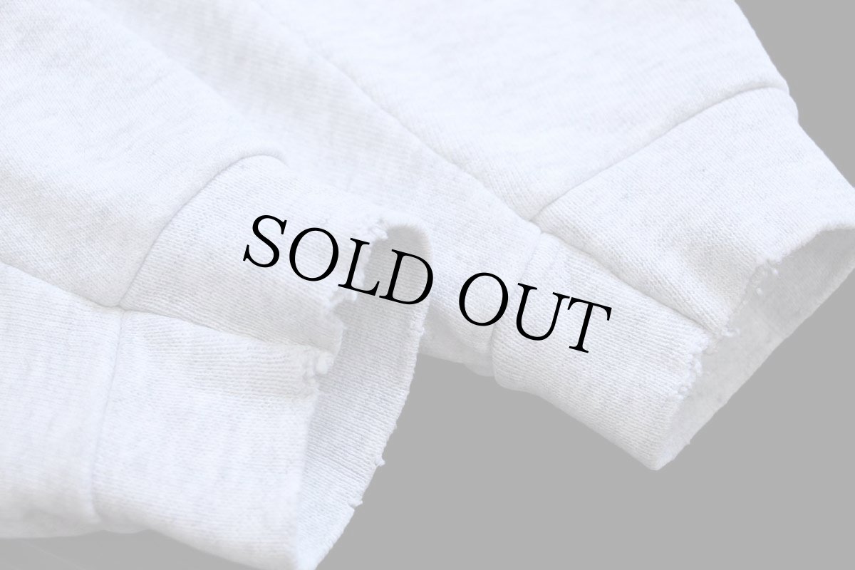 画像6: 90s USA製 PRO SPIRIT 無地 タートルネック スウェット 杢ライトグレー L★ブランク (6)