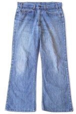 画像2: 70s USA製 Levi'sリーバイス 517 デニムパンツ W34★ブーツカット (2)