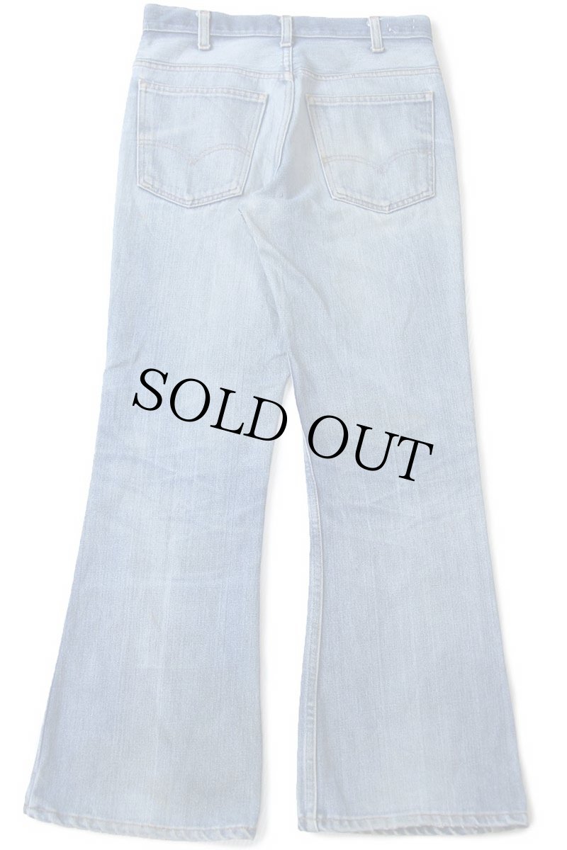 画像3: 70s USA製 Levi'sリーバイス 646 デニムパンツ ヒゲ W32 L31★ベルボトム フレア (3)