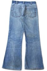 画像3: 70s USA製 Levi'sリーバイス 646 デニムパンツ ヒゲ W32 L31★ベルボトム フレア (3)