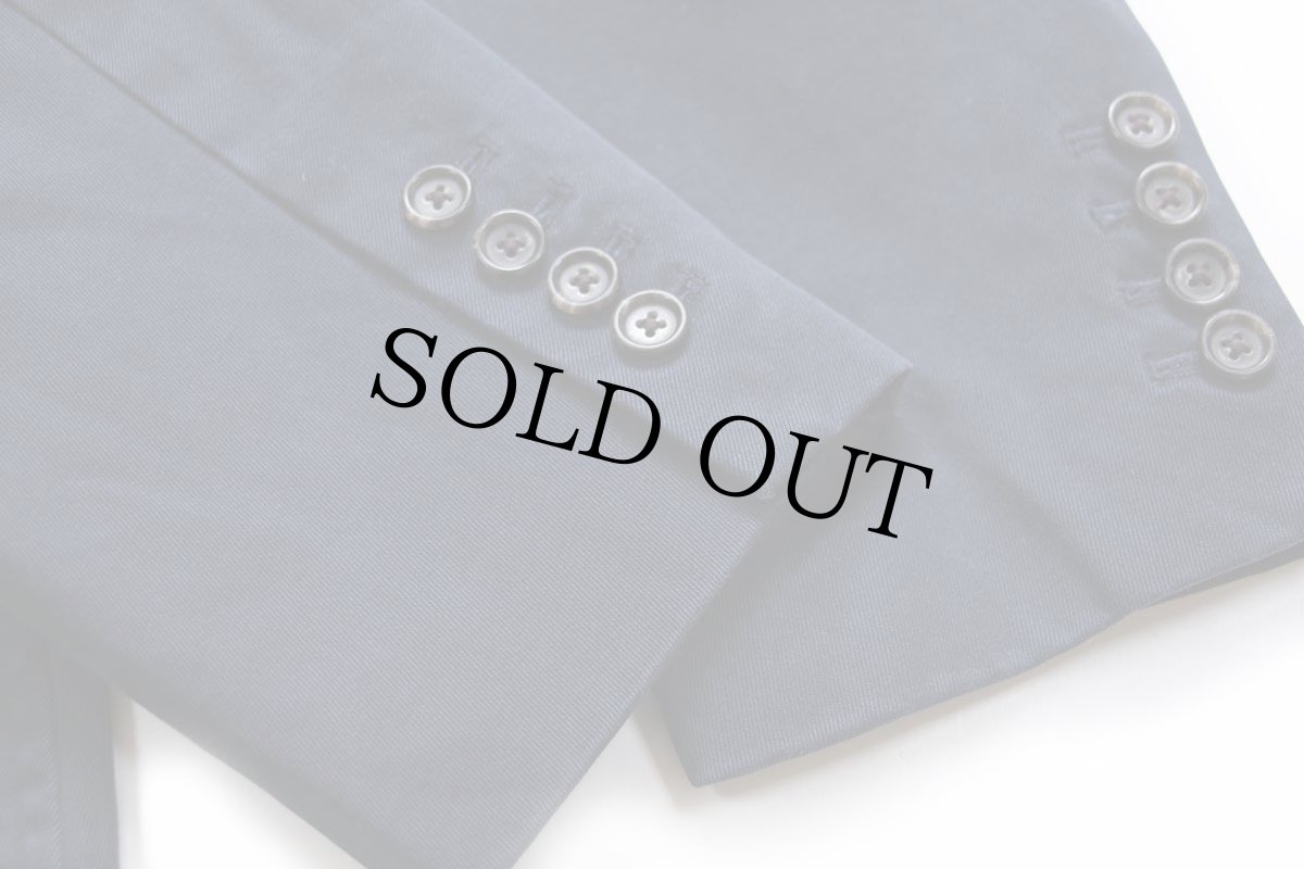 画像6: 00s ポロ ラルフローレン 3つボタン コットンツイル テーラードジャケット 紺 L★ブレザー (6)