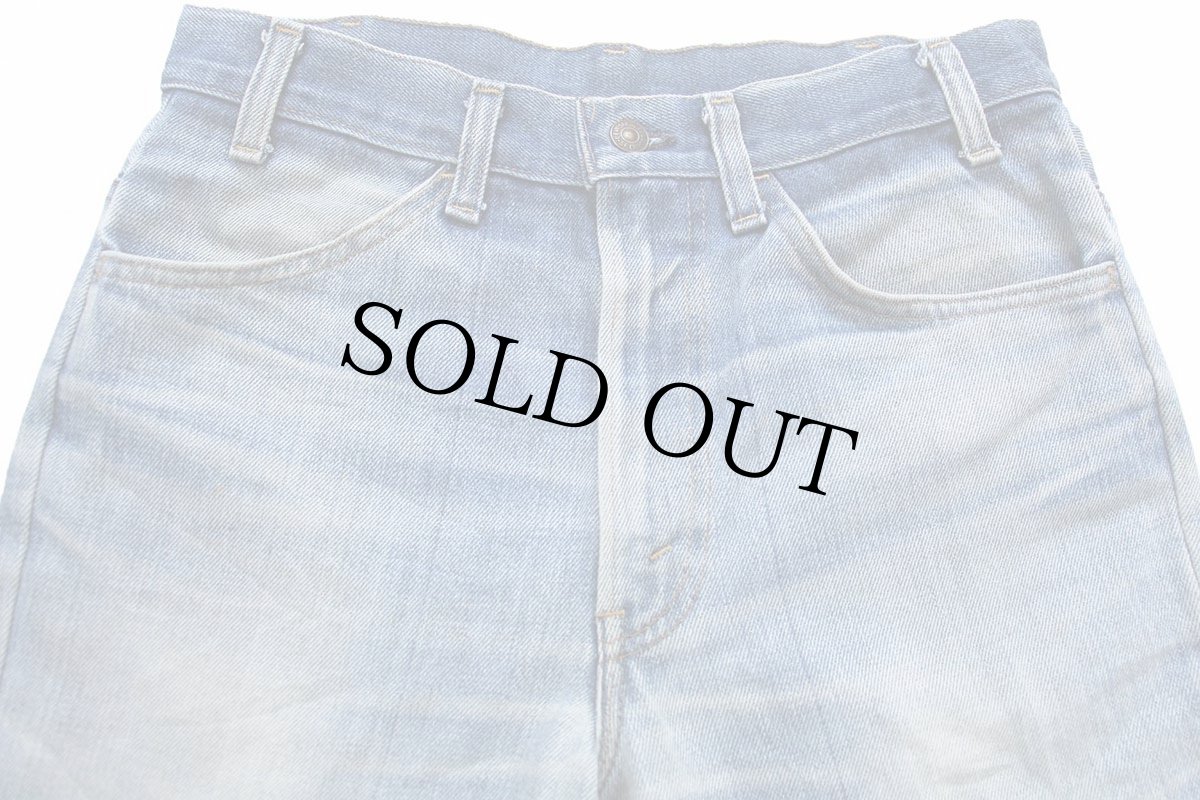 画像4: 70s USA製 Levi'sリーバイス 646 デニムパンツ ヒゲ W32 L31★ベルボトム フレア (4)