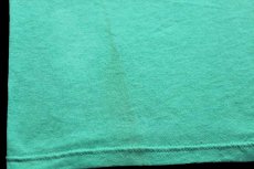 画像6: 80s USA製 無地 ポケットTシャツ グリーン M (6)