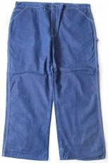 画像2: 90s USA製 Workn' Sport ライナー付き デニム ペインターパンツ W46 L30★特大 (2)