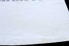 画像6: 80s USA製 NFL NEW ENGLAND PATRIOTS アメフト Vネック コットン×ナイロン フットボールTシャツ 白 L (6)