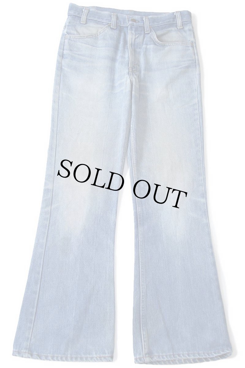 画像2: 70s USA製 Levi'sリーバイス 646 デニムパンツ ヒゲ W32 L31★ベルボトム フレア (2)