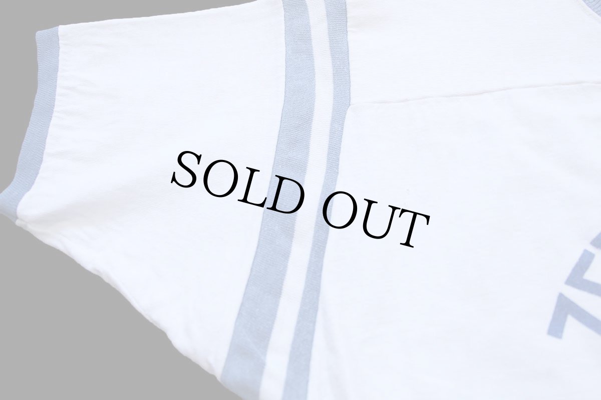 画像5: 60s USA製 MASON ZETA BETA TAU フラタニティ コットン アスレチックTシャツ 白 XL (5)