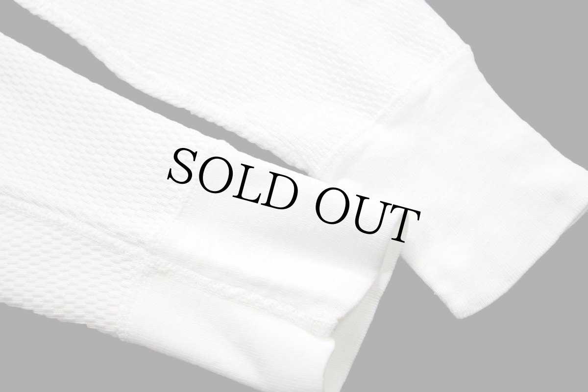 画像6: 80s JCPenney コットン サーマルシャツ ナチュラル M (6)