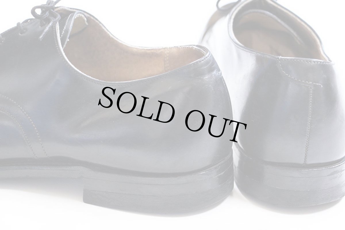 画像4: 80s 米軍 サービスシューズ レザーシューズ 黒 10W★革靴 (4)