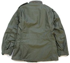 画像2: 90s USA製 ALPHAアルファ M-65 フィールドジャケット オリーブグリーン S-R (2)