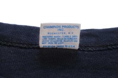 画像6: 70s USA製 Championチャンピオン IOWA 80 ナンバリング コットン フットボールTシャツ 黒 L (6)