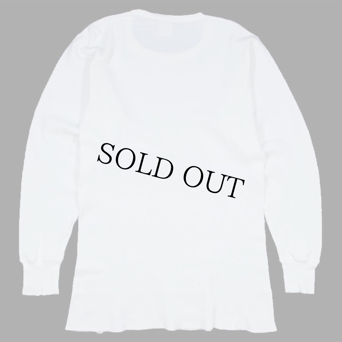 画像3: 90s USA製 J.E.MORGAN コットン サーマルシャツ ナチュラル XL (3)