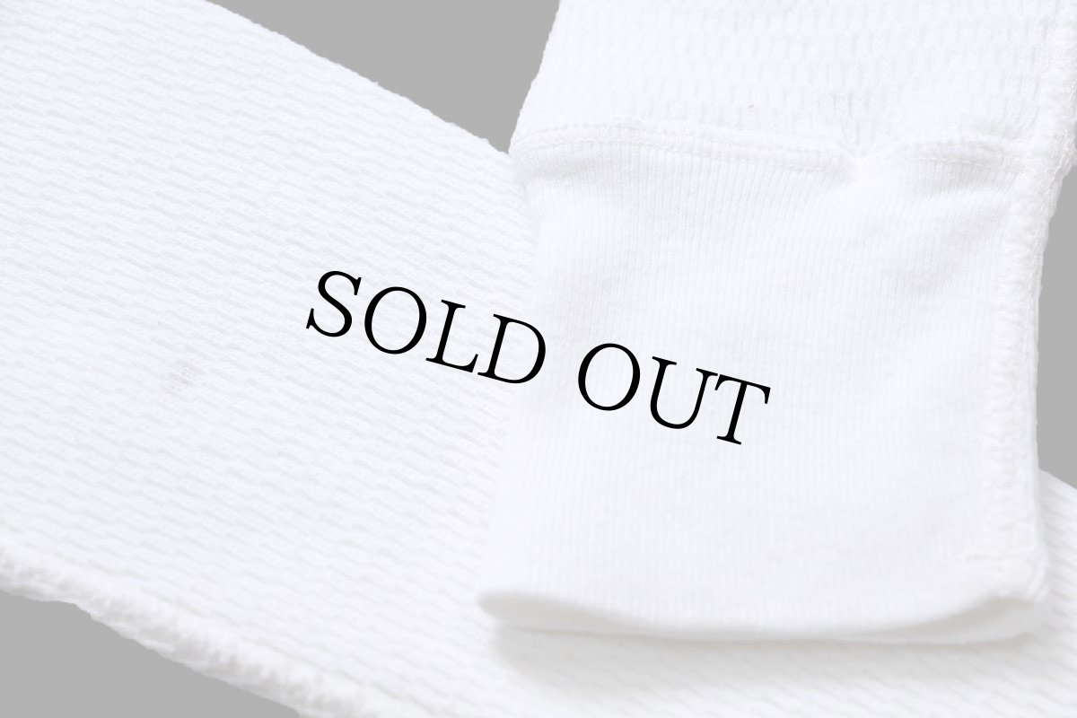 画像9: 60s 米軍 コットン サーマルシャツ ナチュラル M (9)