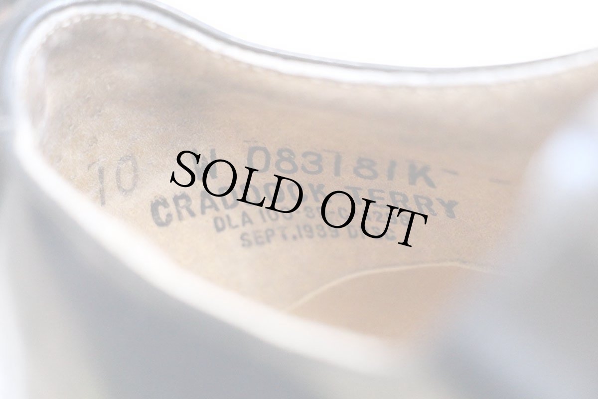 画像6: 80s 米軍 サービスシューズ レザーシューズ 黒 10W★革靴 (6)